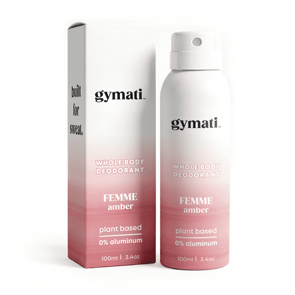 Gymati Natural Deodorant Whole Body Spray For Women | Aluminum Free | Made in USA | 3.4 oz /Travel Size
