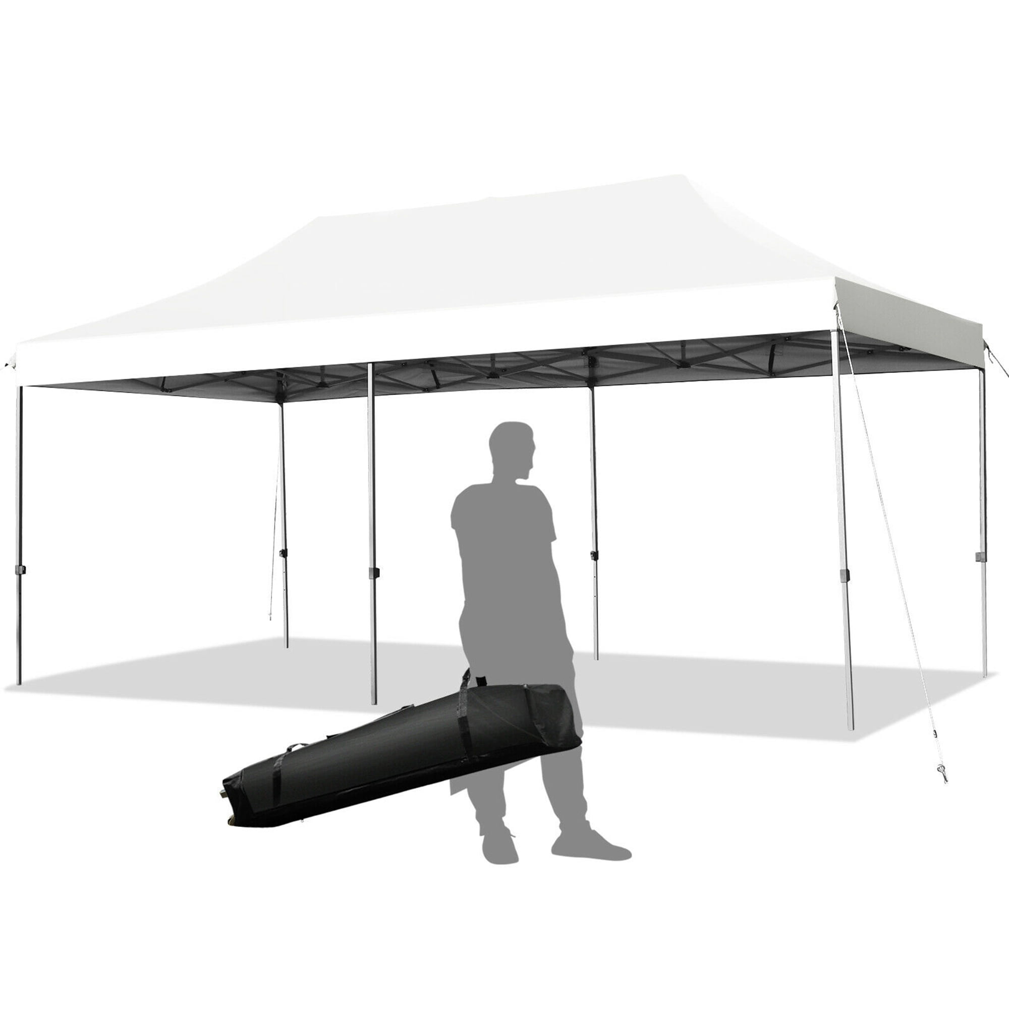 Gymax 10'x20' Pop up Canopy Tent Folding Heavy Duty Sun Gymax 10'x20' Pop up Canopy Tent Folding Heavy Duty Sun