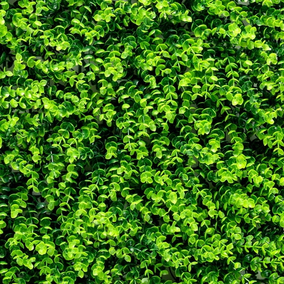 Gymax 12PCS 16x24inch Artificial Eucalyptus Hedge Plant Privacy Fence Panels