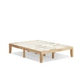 thumbnail image 1 of Gymax 14'' Full Size Wooden Platform Bed Frame w/ Strong Slat Support Natural, 1 of 7