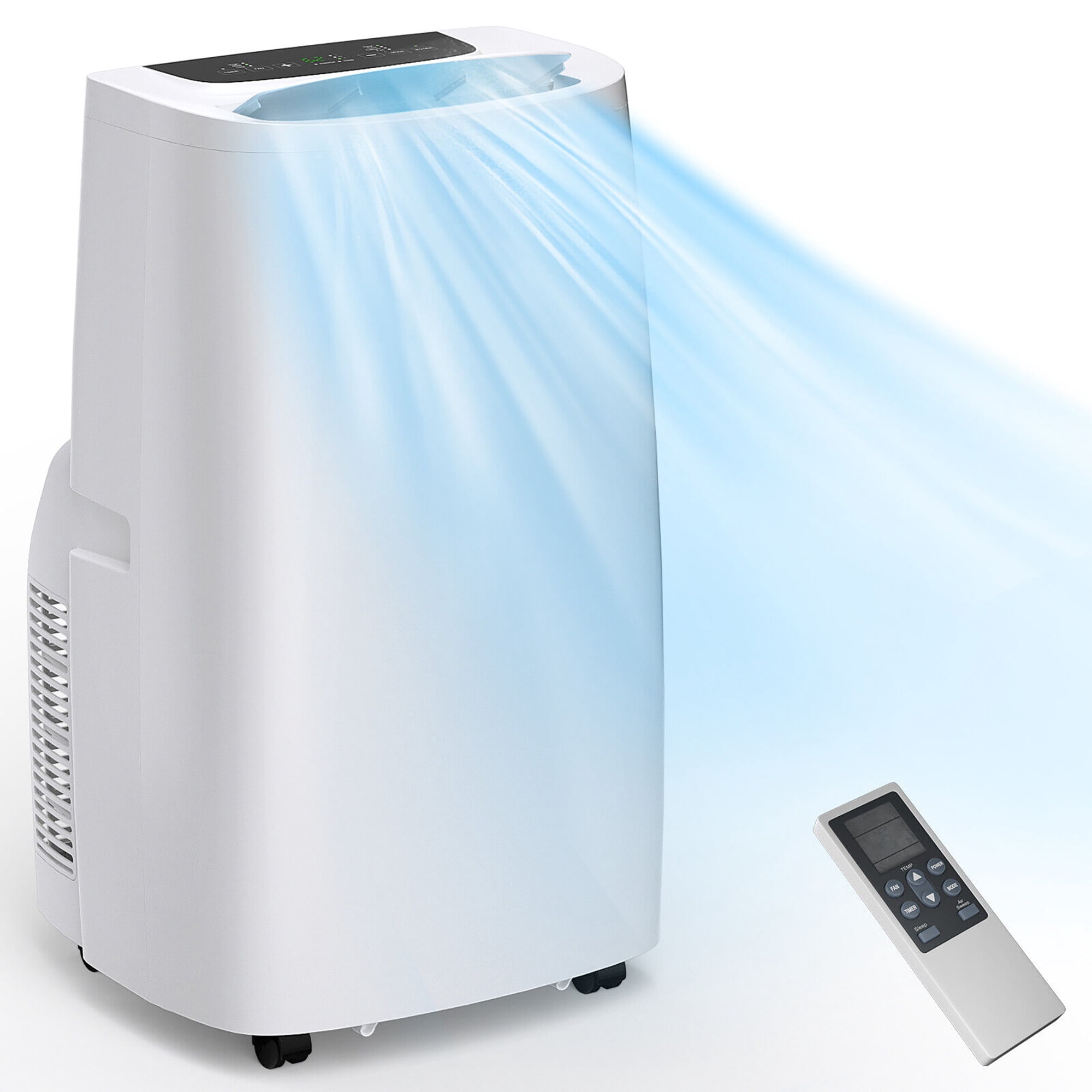Gymax 14000 BTU ASHRAE Portable Air Conditioner w/ Remote Control Cool Fan Heat  Dehumidifier - Walmart.com