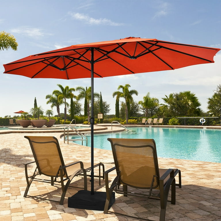 best no fade patio umbrella MASTERCANOPY 9ft 3-Tier Olefin Patio Umbrella 5-Year-Non-Fading