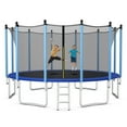 thumbnail image 1 of Gymax 16FT Jumping Exercise Recreational Bounce Trampoline for Kids W/Safety Enclosure, 1 of 9