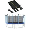 thumbnail image 1 of Gymax 16FT Trampoline Replacement Safety Enclosure Net for 12 Poles Weather-Resistant, 1 of 10
