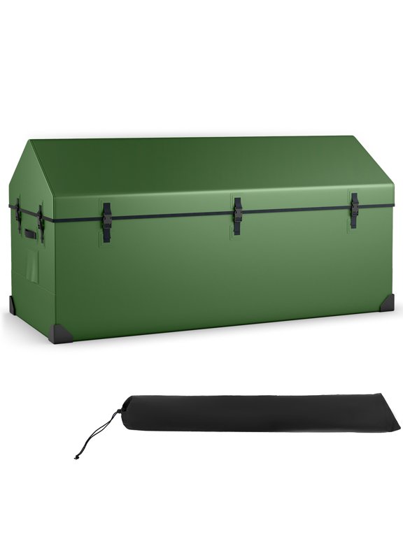 174 Gallon Outdoor Tool Box All Weather Tarpaulin Deck Box w/ Convenient Handles