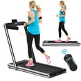 thumbnail image 1 of Gymax 2.25HP Folding Treadmill 2-in-1 Walking Running Machine w/ APP & Remote Control Silver, 1 of 10