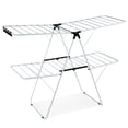 thumbnail image 1 of Gymax 2-Level Clothes Drying Rack Foldable Airer w/ Height-Adjustable Gullwing, 1 of 10