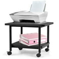 thumbnail image 1 of Gymax 2-Tier Storage Rack Rolling Under Desk Printer Cart Machine Stand Home Office, 1 of 10