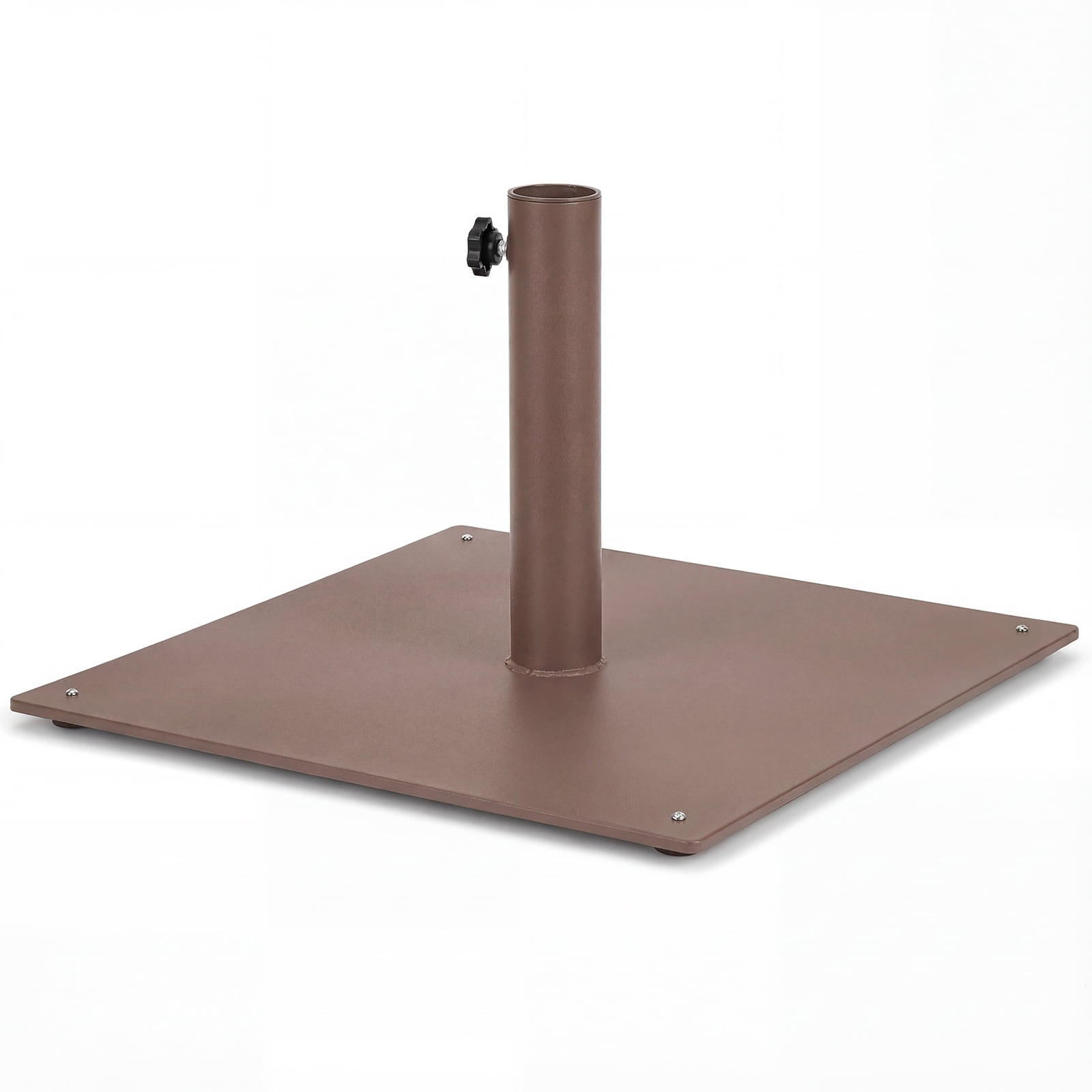 Gymax 20'' Square Patio Umbrella Base Weighted 35 LBS Outdoor Market Stand Footpads
