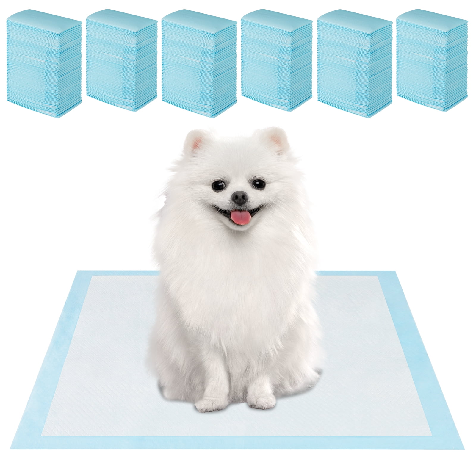 Gymax 24''x 17''(300 Counts) Dog Potty Training Pads Puppy Pee Pads w/ Quick-Drying
