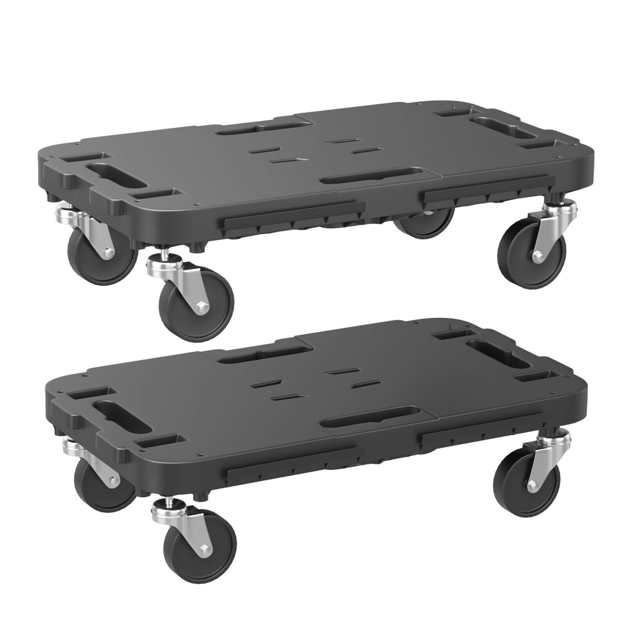 Gymax 2pcs Platform Dolly Interlocking Furniture Mover 660lbs Weight
