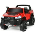 thumbnail image 1 of Gymax 2x12V Licensed Toyota Hilux Ride On Truck Car 2-Seater 4WD w/ Remote Control Red, 1 of 9