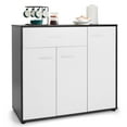 thumbnail image 1 of Gymax 3-Door Buffet Sideboard Kitchen Storage Cabinet Console Cupboard w/Drawer, 1 of 10
