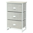 thumbnail image 1 of Gymax 3 Drawer Nightstand Side Table Storage Tower Dresser Chest Home Office Furniture, 1 of 10