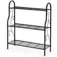 thumbnail image 1 of Gymax 3-Tier Elegant Scrollwork Pattern Flower Display Shelf Metal Plant Stand, 1 of 10