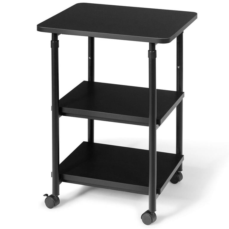 Rolling printer cart with drawers online