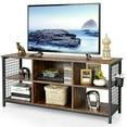 thumbnail image 1 of Gymax 3-Tier TV Stand for TV's up to 65'' Entertainment Media Center w/Storage Basket, 1 of 10