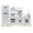 thumbnail image 1 of Gymax 3 in 1 Kitchen Toy w/Refrigerator Kitchen Set Washing Machine Ice Maker Stoves, 1 of 10