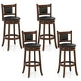 thumbnail image 1 of Gymax 30.5'' Swivel Bar Stool Set of 4 Counter Height Bar Stools Armless Chairs for Pub, 1 of 8