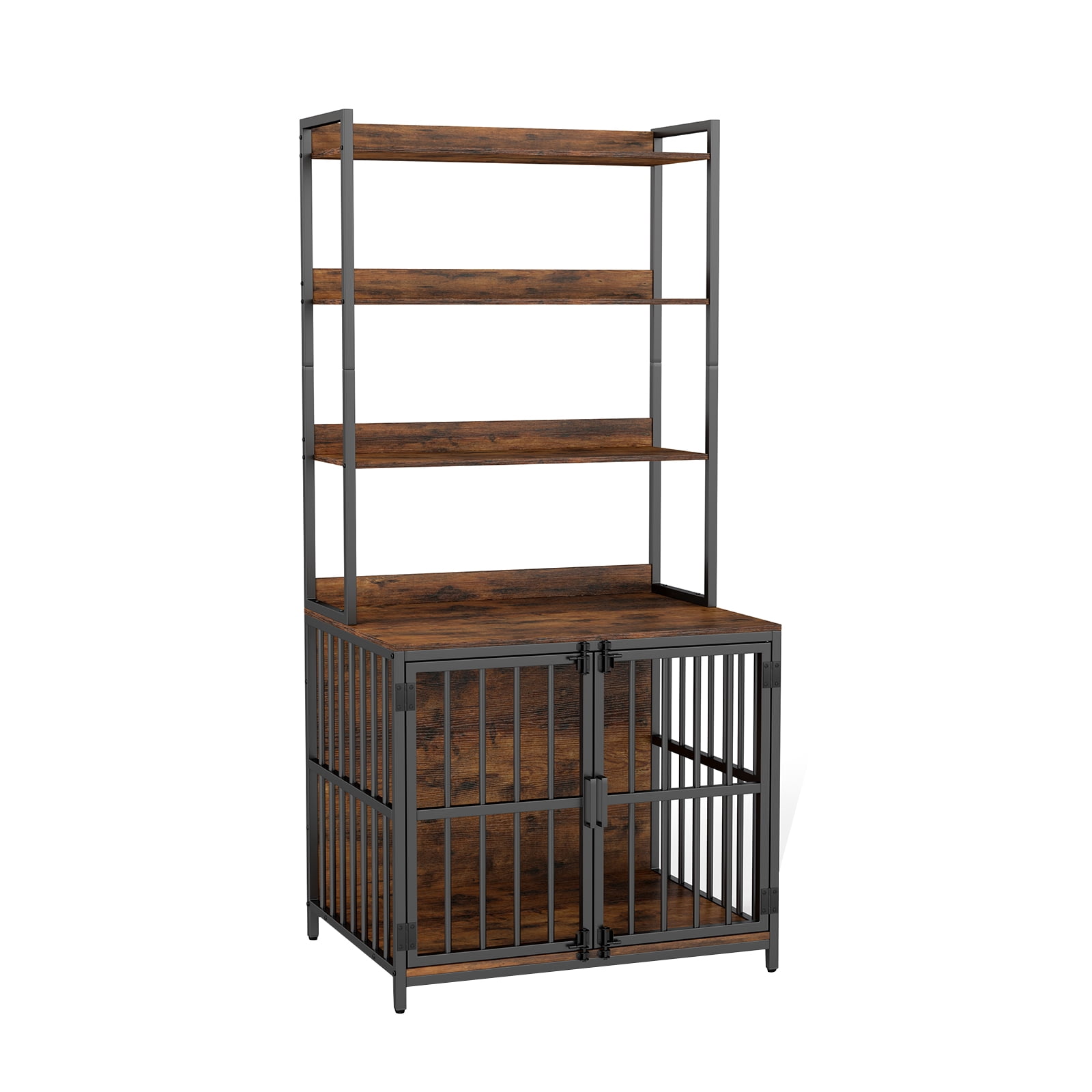 Photo inspiration: Picture Idea: Gymax 31 5 Dog Crate Furniture W Storage Shelves 2