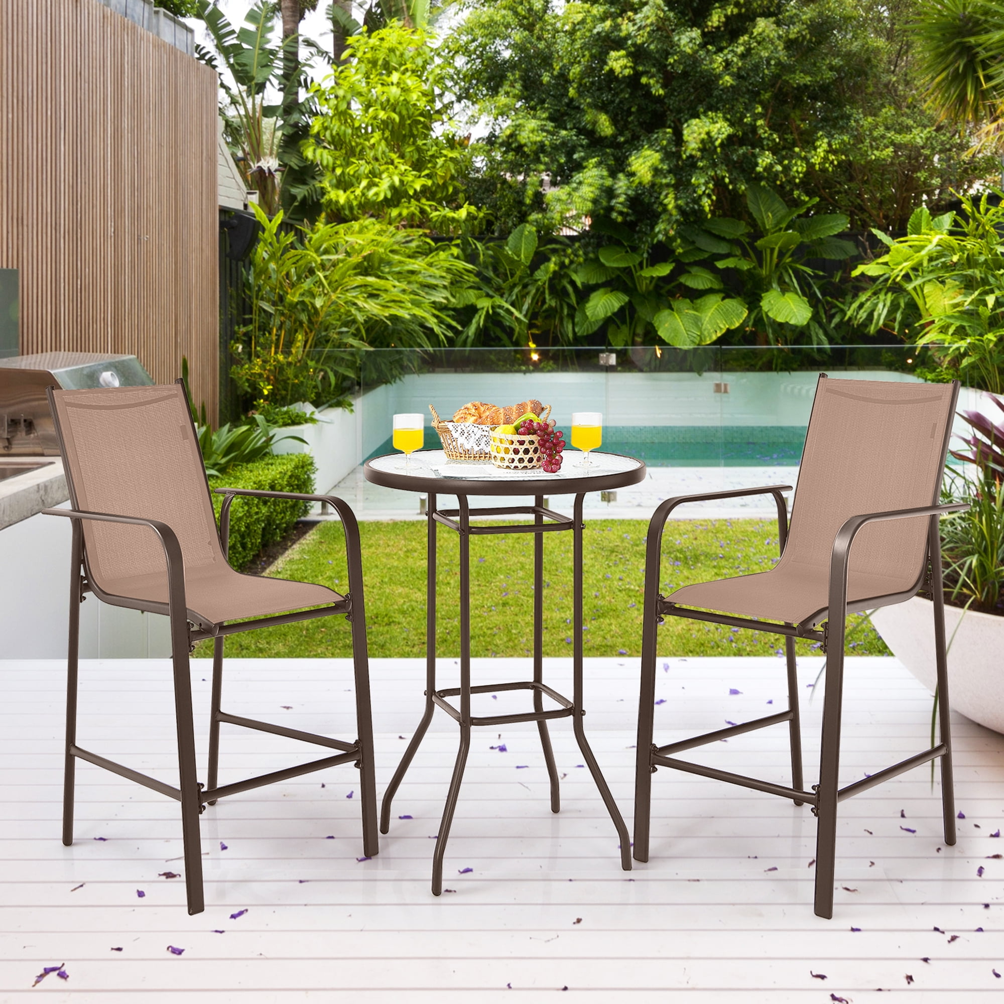 3 Piece Patio Dining Set in Patio Dining Sets Walmart