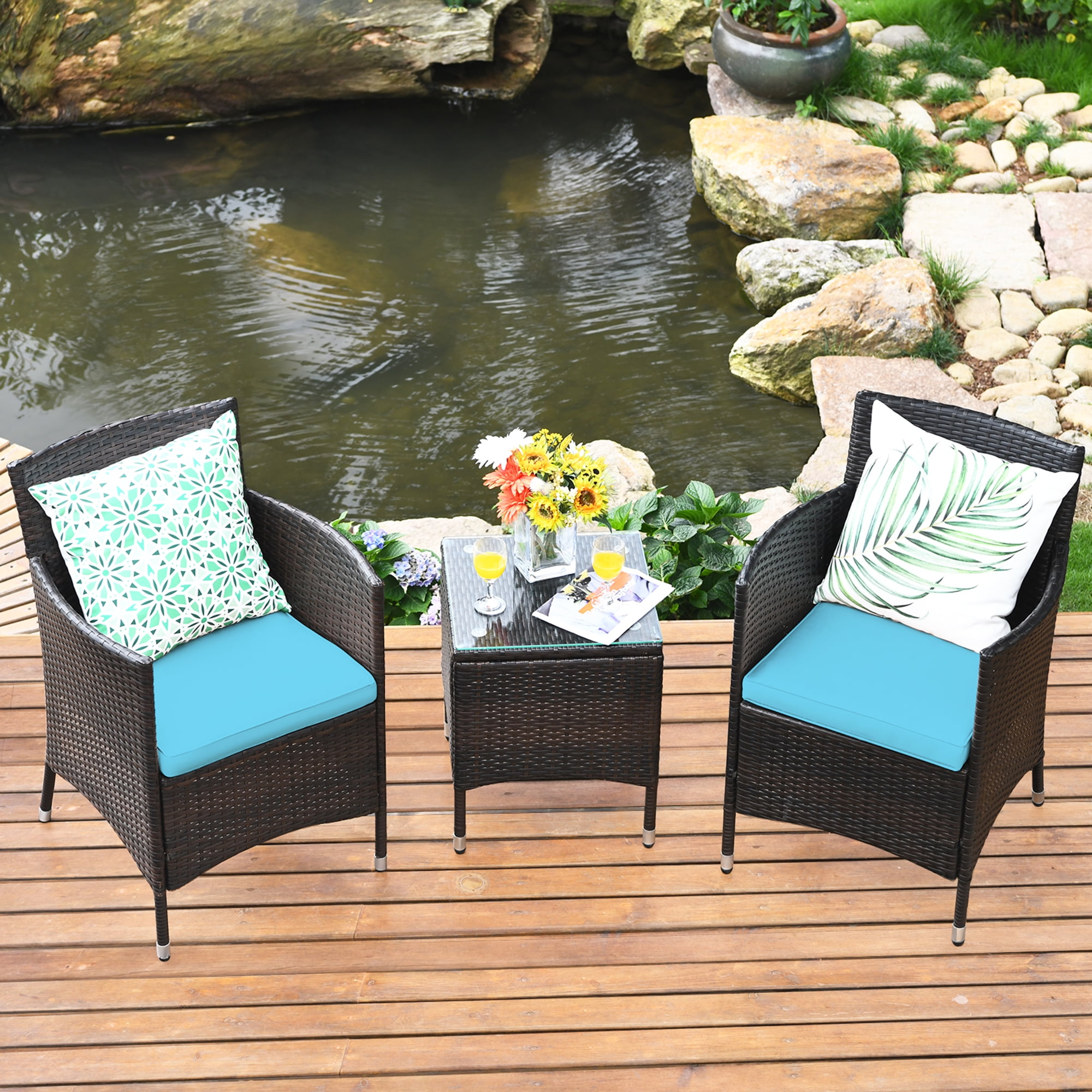 Gymax shop patio set