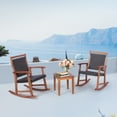 thumbnail image 1 of Gymax 3PCS Patio Rocking Chair & Table Set Outdoor Conversation Bistro Set, 1 of 10