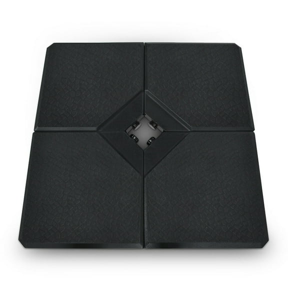 Gymax 4 Cantilever Offset Umbrella Base Weight Stand Water/Sand Filled