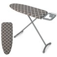 thumbnail image 1 of Gymax 44'' x 14'' Foldable Ironing Board Iron Table w/ Iron Rest Extra Cotton Cover Gray, 1 of 9