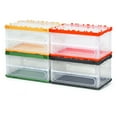thumbnail image 1 of Gymax 45L Collapsible Storage Bins Folding Plastic Stackable Utility Crates 4 Pack, 1 of 10