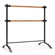 Gymax 4FT Portable Ballet Barre Freestanding Dance Bar Adjustable Height Kids Adults
