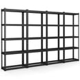 thumbnail image 1 of Gymax 4PCS 5-Tier Metal Shelving Unit Heavy Duty Wire Storage Rack with Anti-slip Foot Pads, 1 of 10