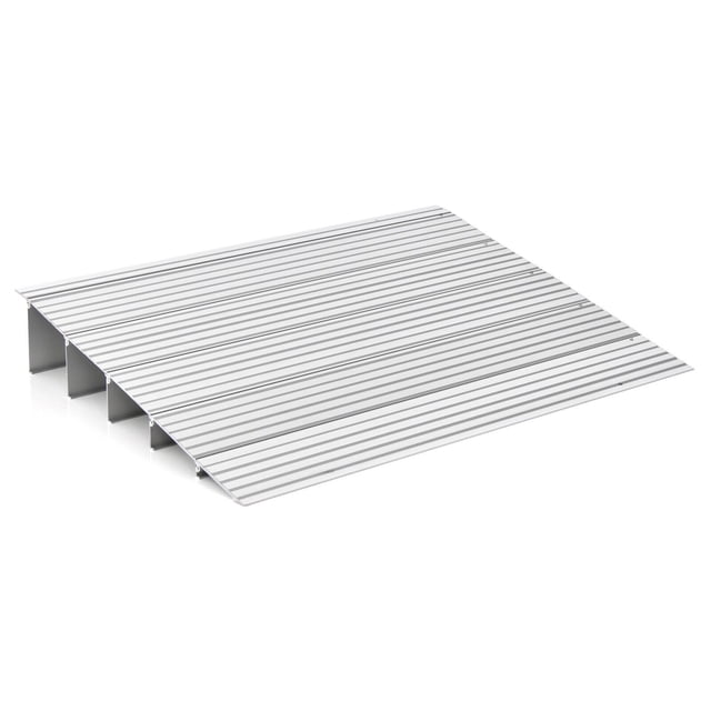 Elal Ramp Gymax 5'' Adjustable Aluminum Doorway Entry Ramp for Wheelchair and ...
