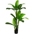 thumbnail image 1 of Gymax 5 FT Artificial Tree Fake Banana Plant Faux Tropical Tree for Indoor & Outdoor, 1 of 10