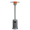 thumbnail image 1 of Gymax 50000 BTU Patio Standing LP Gas Heater Stainless Steel Propane W/ Wheels Grey, 1 of 6