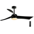 thumbnail image 1 of Gymax 52'' Reversible Ceiling Fan with Light 2700K/4200K/6500K LED Ceiling Fan Black, 1 of 10