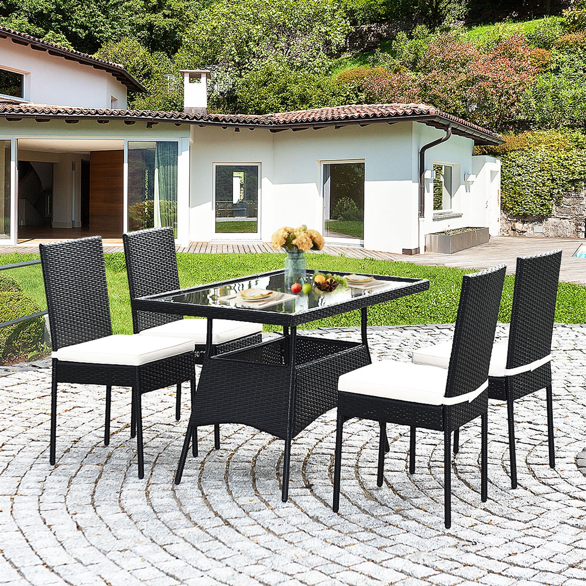 Gymax 5 piece patio set hotsell