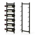 thumbnail image 1 of Gymax 6 Bottles Wall Mounted Wine Rack Metal Wine Display Holder Organizer, 1 of 10