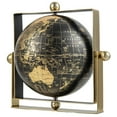 thumbnail image 1 of Gymax 6 Inch Geographic 720° Swivel World Globe w/ Clear Printing Square Frame Desktop, 1 of 9