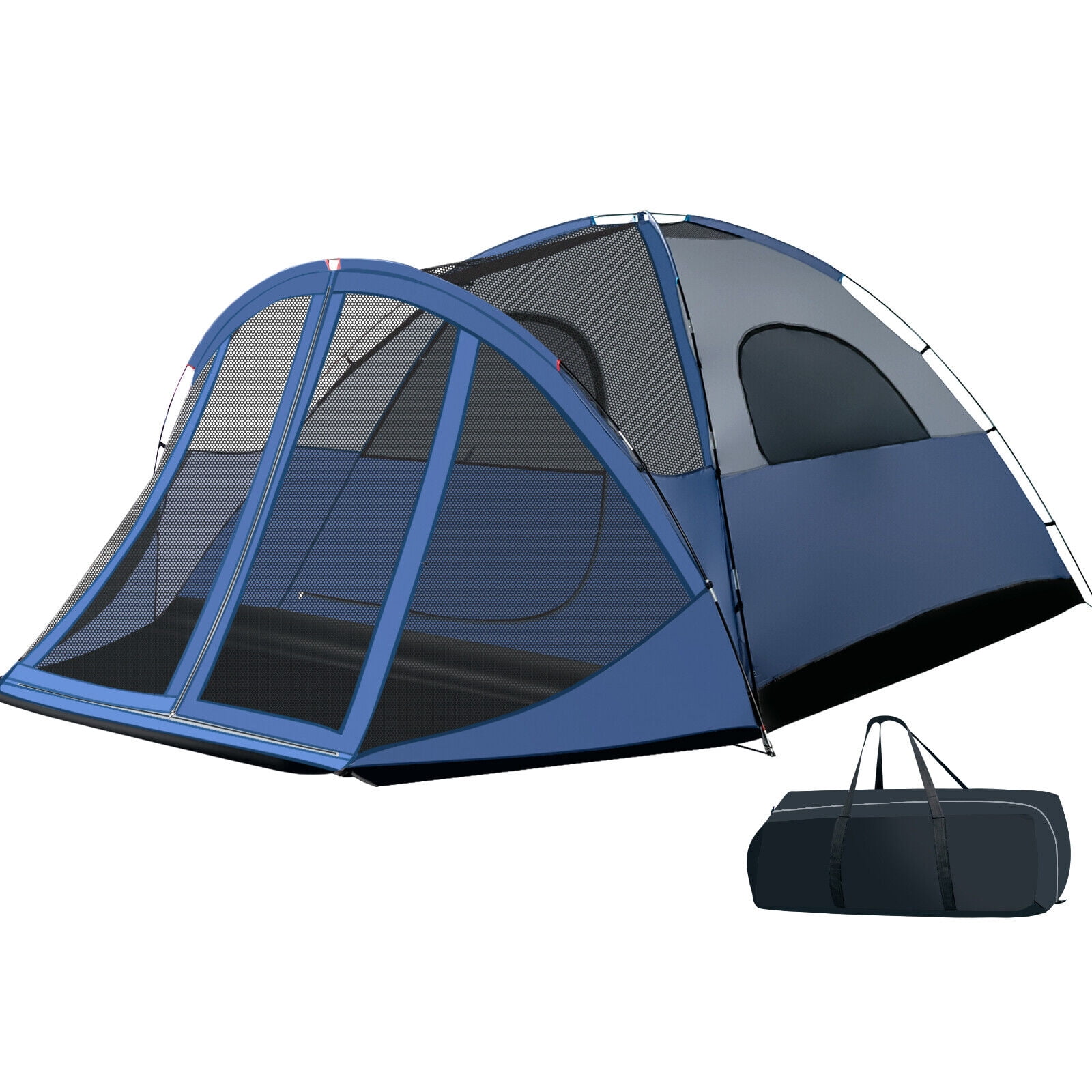 ALPHA CAMP 6 Person Dome Family Camping Tent 14' x 10' – maisonartsus