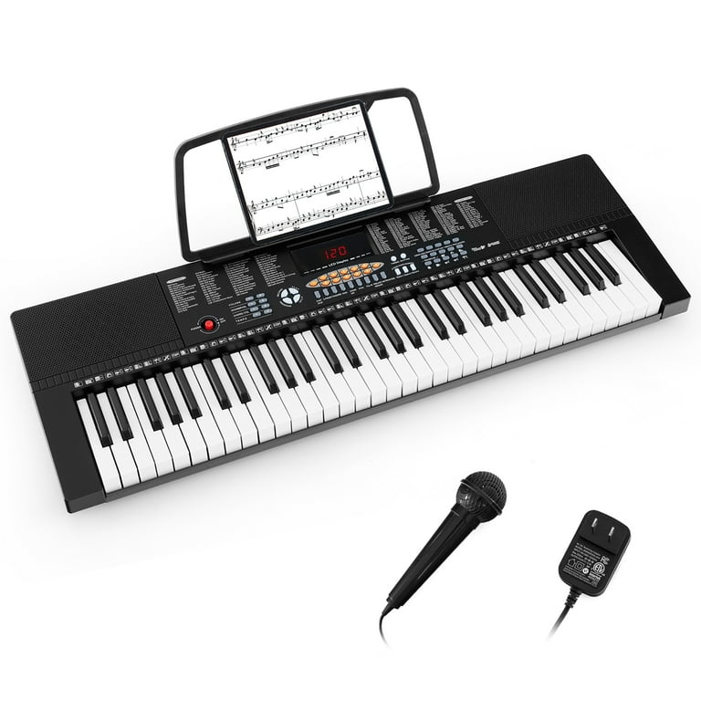 鍵盤楽器 WMD - Arpitecht Amazon.com: Funtaki 61 Key Electronic Keyboard Piano with Lighted