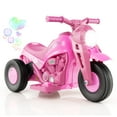 thumbnail image 1 of Gymax 6V Kids Bubble Car Electric Ride on Motorcycle w/ Music Button & LED Headlight Pink, 1 of 10