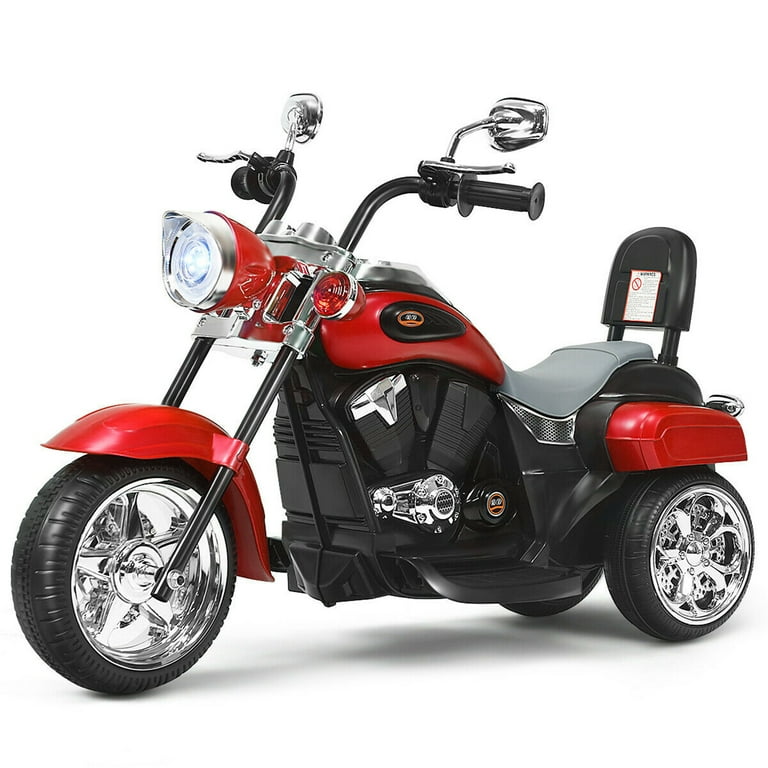 Gymax 6V Kids Ride On Chopper Motorcycle 3 Wheel Trike with
