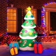 thumbnail image 1 of Gymax 6ft Inflatable Christmas Tree Indoor Outdoor Decoration w/ 3 Gift Boxes, 1 of 9