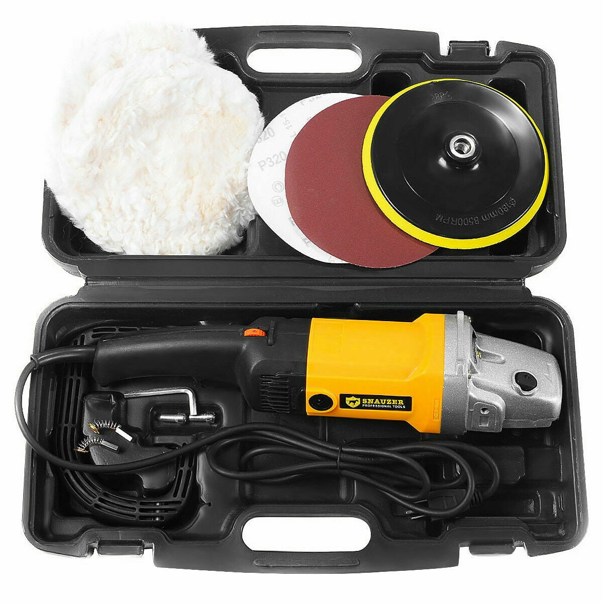 Cordless Car Buffer Polisher Up to 9 hours Ultra Endurance Variable Speed  Up to 15000 RPM