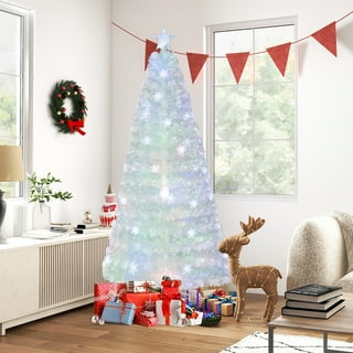7 foot fiber 2024 optic christmas trees