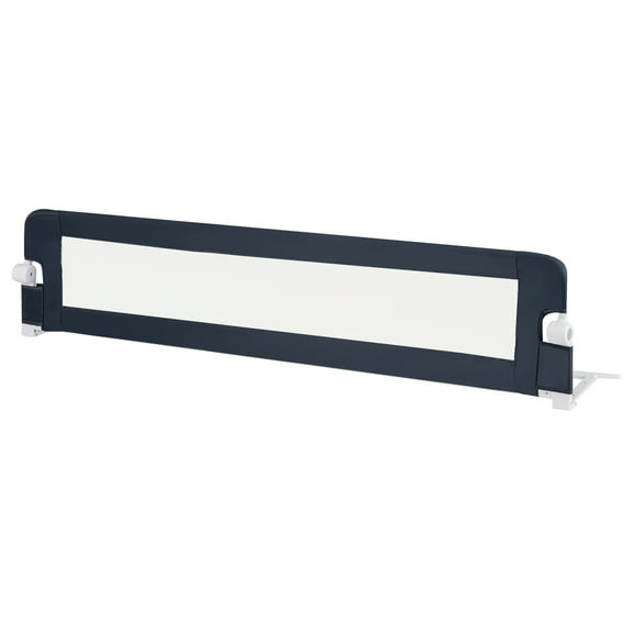 Gymax 71'' Toddler Foldable Bed Rail w/ Adjustable Safety Strap Bedrail Guard Blue