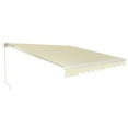 thumbnail image 1 of Gymax 8.2' x 6.5' Retractable Patio Awning Aluminum Deck Sunshade Shelter Outdoor Beige, 1 of 10