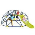 thumbnail image 1 of Gymax 8FT Climbing Dome w/ Slide Outdoor Kids Jungle Gym, 1 of 9