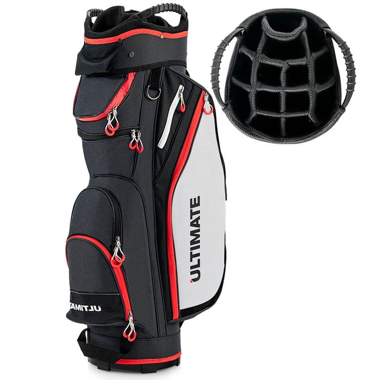 golf bag with rain hood Lightweight Travel Protective StockyardX, The Leather Store For easy club access VESSEL Golf Rain Hood Towel